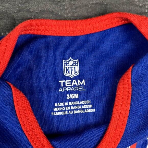 NFL Buffalo Bills Infant Boys' 3pk Bodysuit Kidcore Fans Cute Sports SZ 3/6M:NWT - Picture 10 of 13